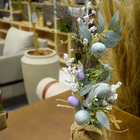 Enfeite De Páscoa Árvore Com Ovos Azul E Lilás 39 Cm | Páscoa